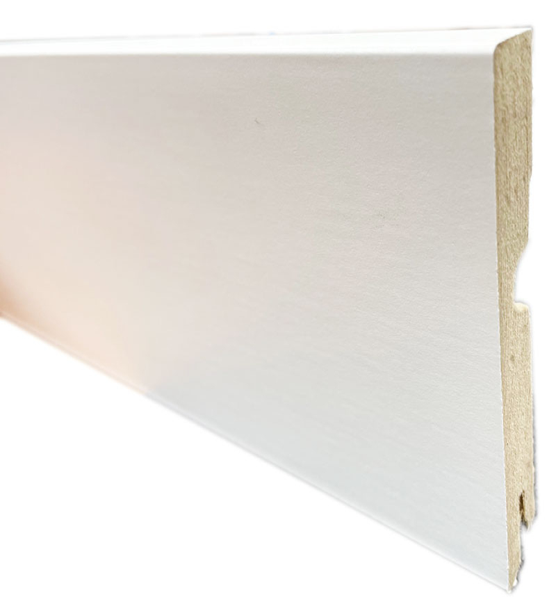 plinthe mdf blanc 95x15 dinachoc bords carres - certifié pefc 70% | Accueil | Premibel Parquet