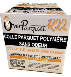 Colle Parquet Polymère Overparquet R22 A+ (pot de 15kg)