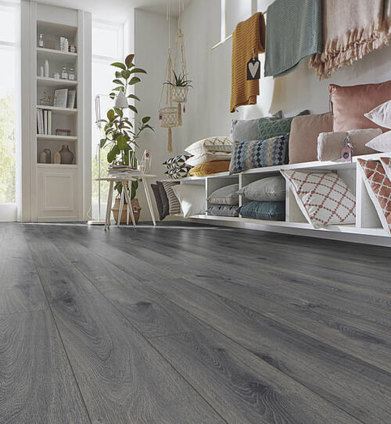 Sol Stratifié Chêne Prestige Gris | Accueil | Premibel Parquet