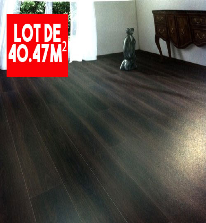 Sol Stratifié Chêne Fumé Foncé Authentic - Lot de 40,47m² | Accueil | Premibel Parquet