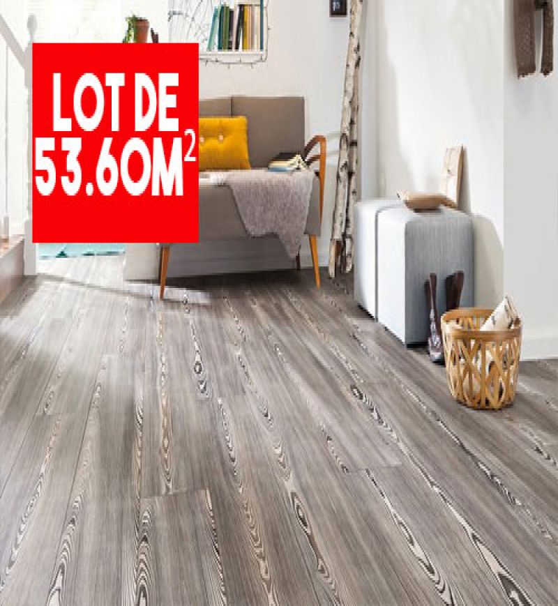 Sol Stratifié Pin Pacifico Top Connect - Lot de 53,60m² | Parquet | Premibel Parquet