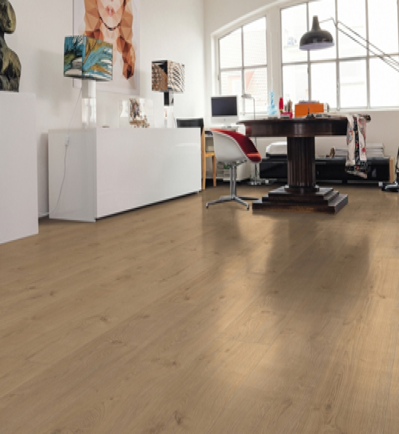 Sol Stratifié Chêne Portland Puro Authentic Top Connect - Lot de 10,72m² | Collection Naples | Premibel Parquet