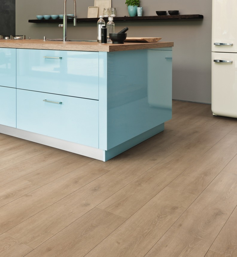 Sol Stratifié Chêne Veneto Crema - Lot de 2,68m² | Collection Naples | Premibel Parquet