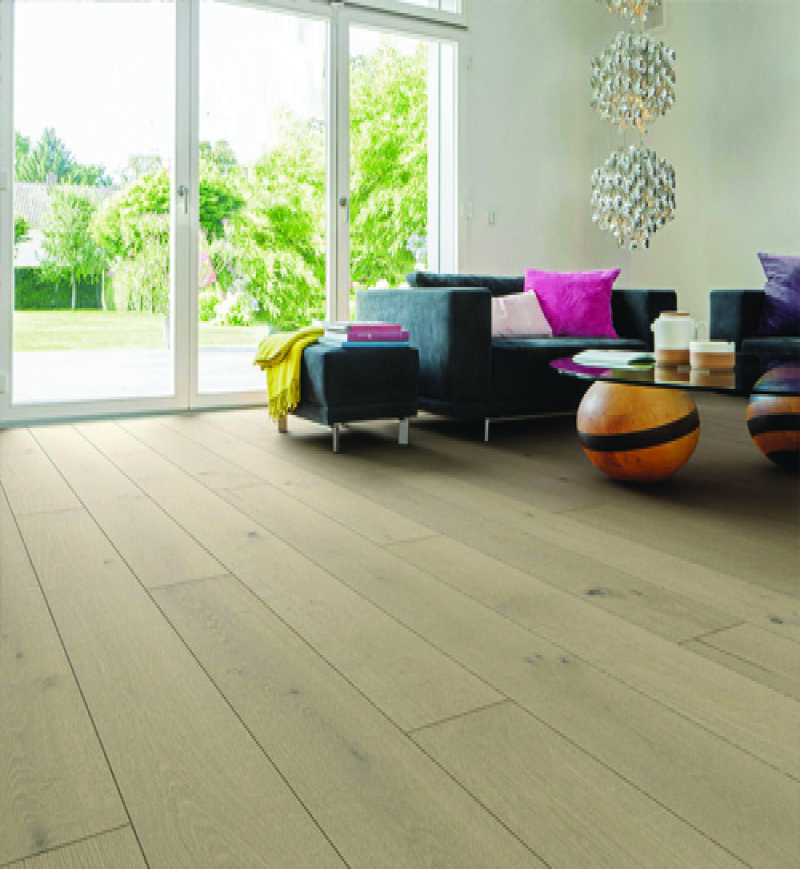 Chêne Contrecollé Puro Gris Rustique Brossé Option Silent Pro - Lot de 2,77m² | Parquet Flottant Chêne Huilé | Premibel Parquet