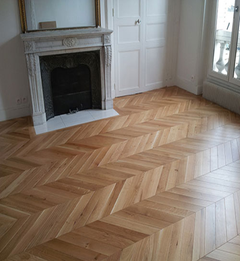 Point de Hongrie Chêne Massif Verni Louis XIV | Point de Hongrie | Premibel Parquet