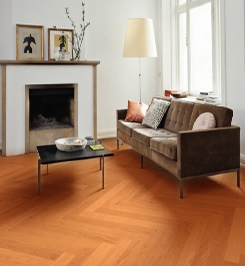 Parquet Exotique Teck Massif Huilé Bâton Rompu