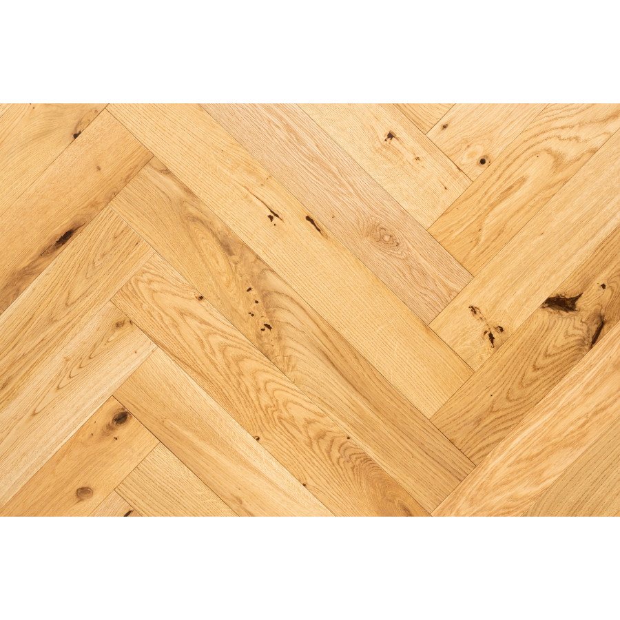 Bâton Rompu Chêne Contrecollé Rustique Verni Brossé St. James | Bâton rompu | Premibel Parquet