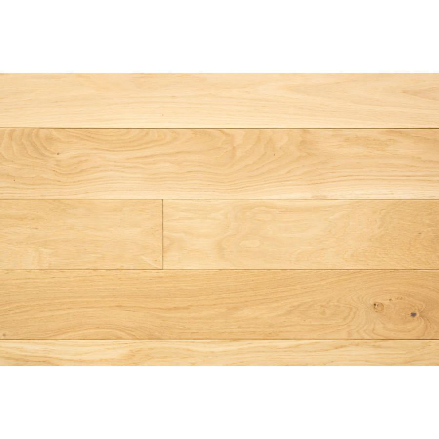 Chêne Massif Verni Incolore Aspect Bois Brut Lisse | Parquet Massif Chêne Verni | Premibel Parquet