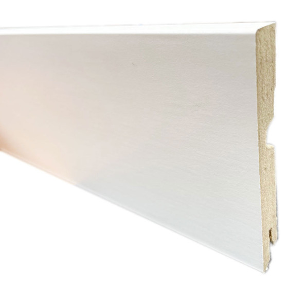 Plinthe Mdf Blanc 80x15x2400mm Dinachoc Bords Carres - certifié pefc 70% %separator% %shop-name%